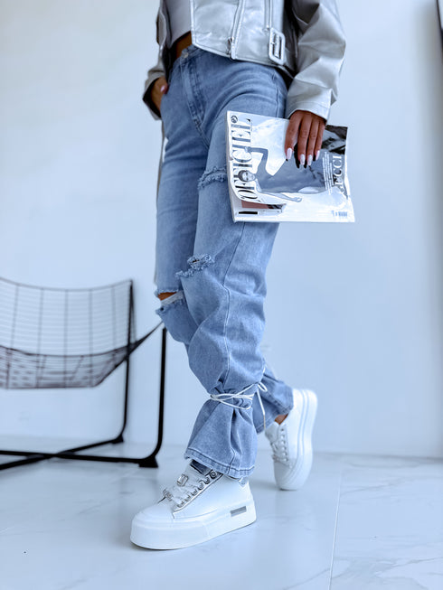 Baltas botas "SILVER FOX" A88-196